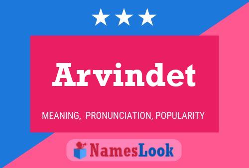 Arvindet Name Poster