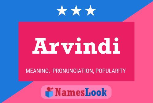 Arvindi Name Poster