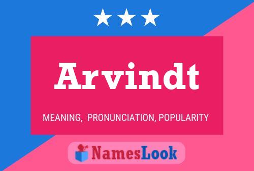 Arvindt Name Poster