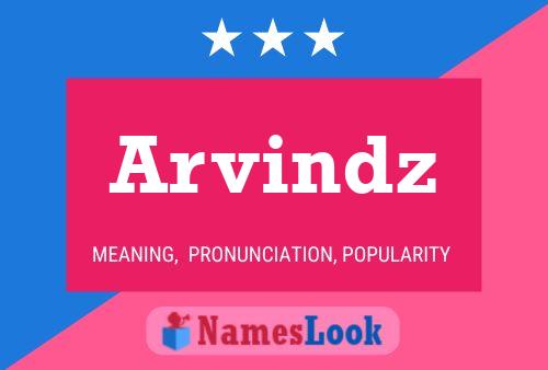 Arvindz Name Poster