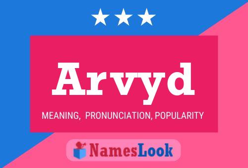 Arvyd Name Poster