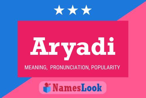 Aryadi Name Poster