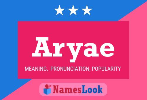 Aryae Name Poster