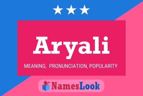 Aryali Name Poster