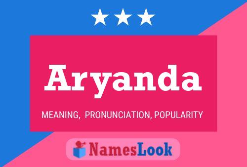 Aryanda Name Poster