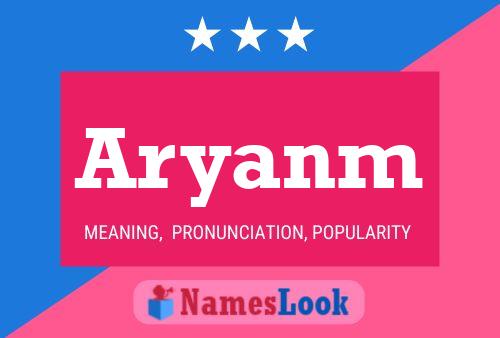 Aryanm Name Poster