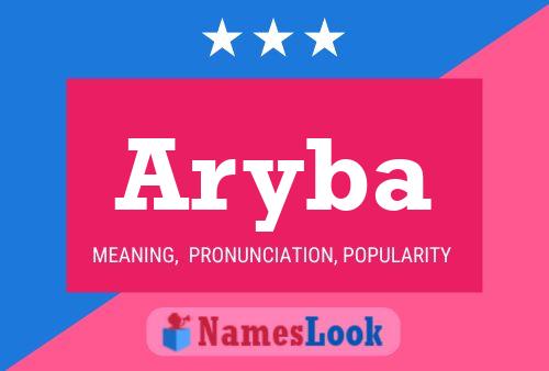 Aryba Name Poster