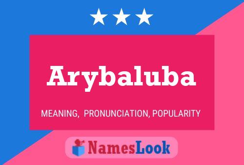 Arybaluba Name Poster