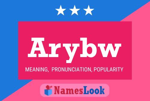 Arybw Name Poster