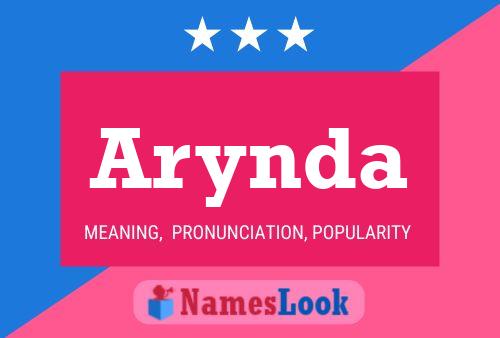 Arynda Name Poster