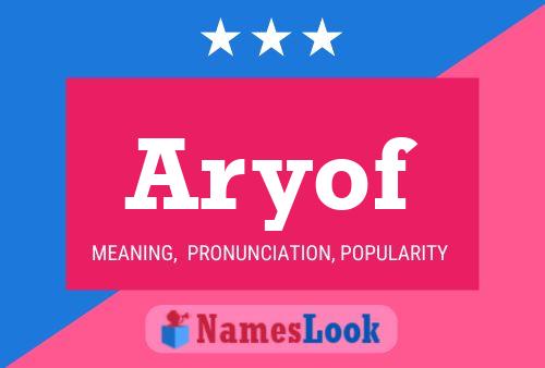 Aryof Name Poster