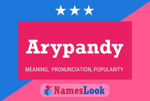 Arypandy Name Poster