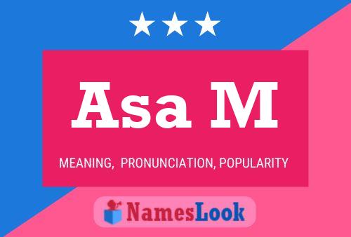 Asa M Name Poster