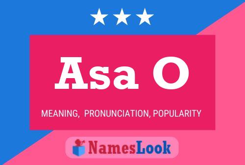 Asa O Name Poster