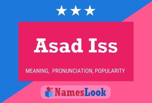 Asad Iss Name Poster