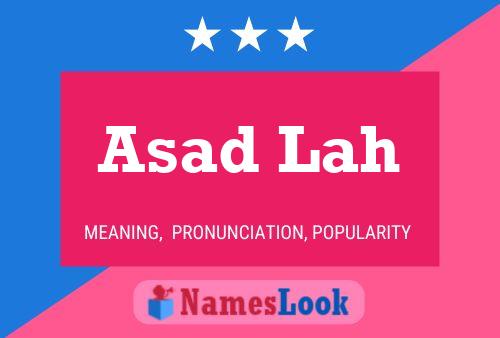 Asad Lah Name Poster