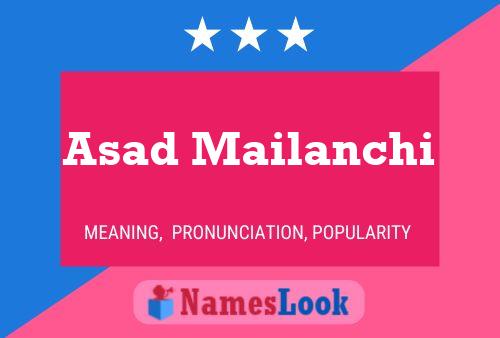 Asad Mailanchi Name Poster