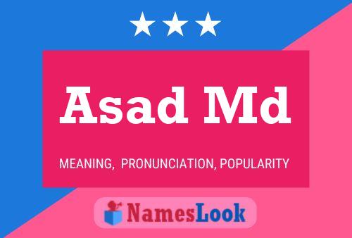 Asad Md Name Poster