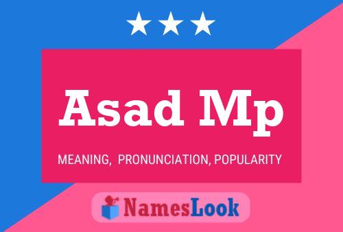 Asad Mp Name Poster