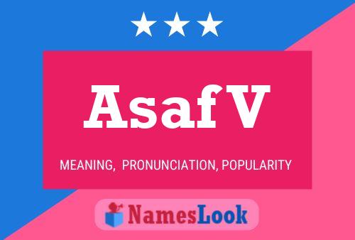 Asaf V Name Poster