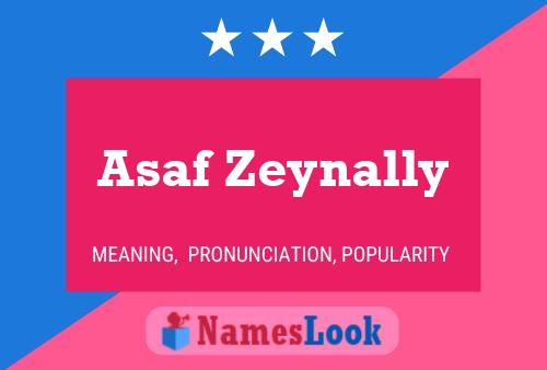 Asaf Zeynally Name Poster