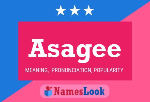 Asagee Name Poster