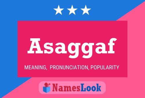 Asaggaf Name Poster