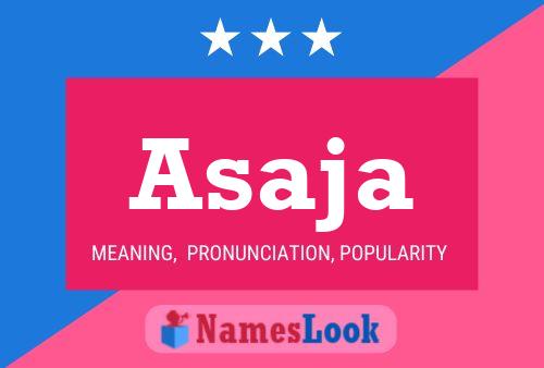 Asaja Name Poster