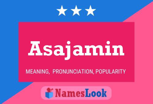 Asajamin Name Poster