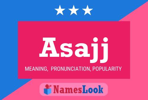 Asajj Name Poster