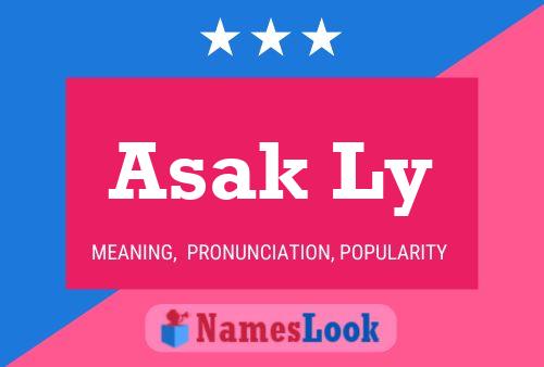 Asak Ly Name Poster