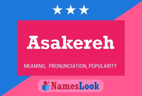 Asakereh Name Poster