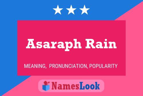 Asaraph Rain Name Poster