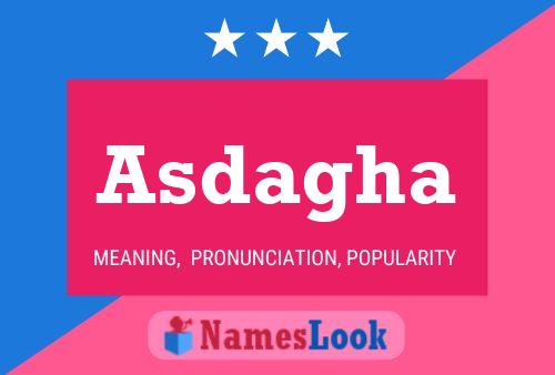 Asdagha Name Poster