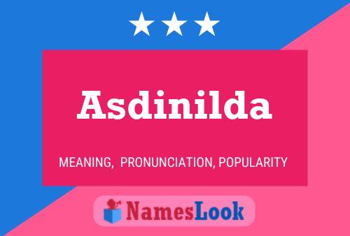 Asdinilda Name Poster