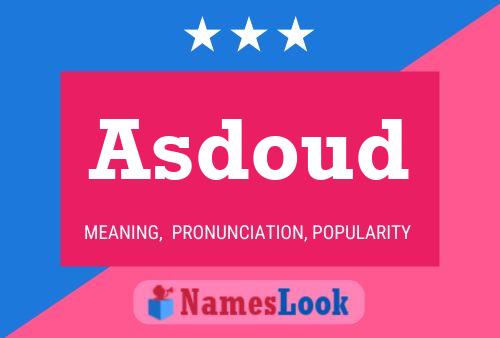 Asdoud Name Poster