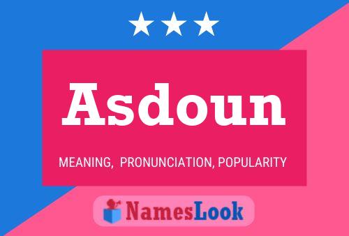 Asdoun Name Poster