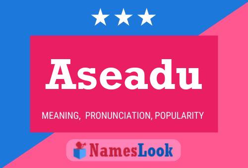 Aseadu Name Poster