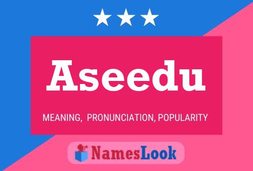 Aseedu Name Poster