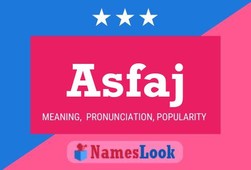 Asfaj Name Poster