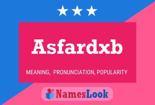 Asfardxb Name Poster