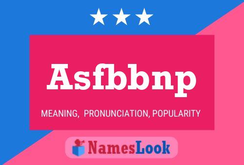 Asfbbnp Name Poster