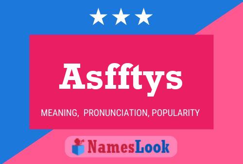 Asfftys Name Poster