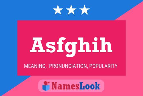 Asfghih Name Poster