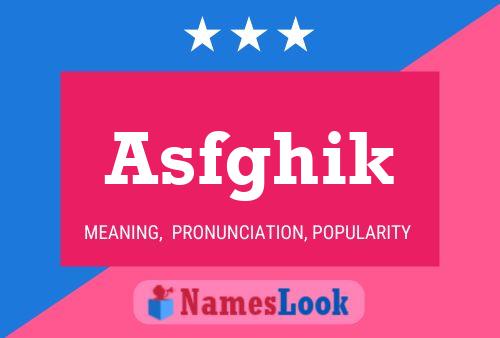 Asfghik Name Poster