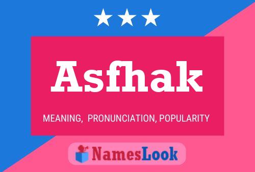 Asfhak Name Poster