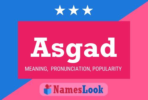 Asgad Name Poster