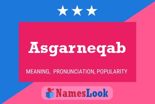 Asgarneqab Name Poster