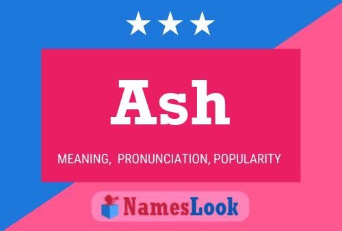 Ash Name Poster