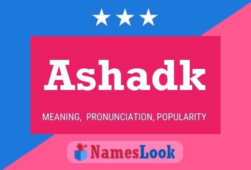 Ashadk Name Poster